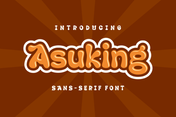 Asuking: The Whimsical Display Font for Bold Business Branding