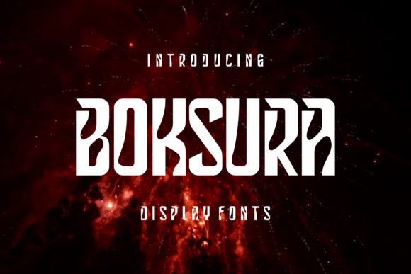 Boksura: The Modern Display Font for Handmade Creations