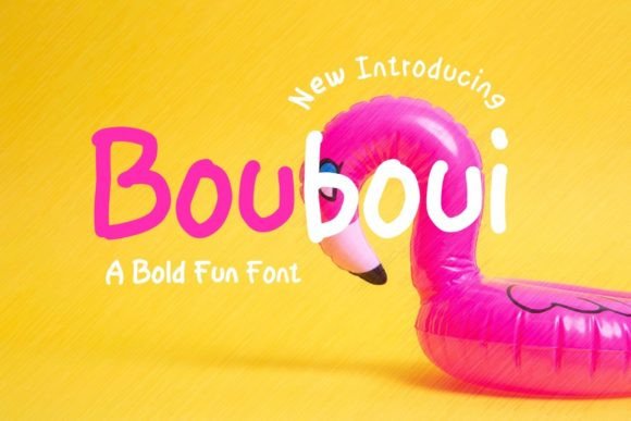 Bouboui: A Bold Display Font for Attention-Grabbing Designs