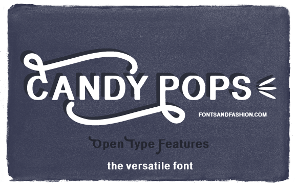 Candy Pops Display Font for Creative Branding