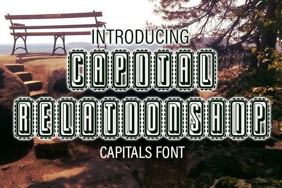 Capital Relationship: A Vintage-Inspired Display Font for Editorial Design