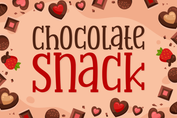 Chocolate Snack: The Perfect Display Font for Campaign Headlines