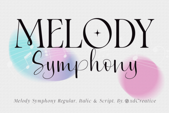Enhance Campaign Creativity with Melody Symphony Font