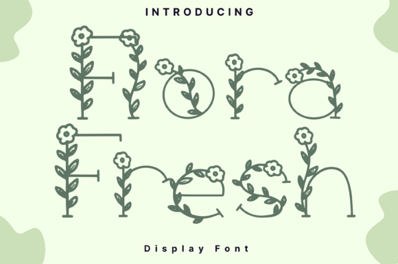 Flora Fresh: A Whimsical Display Font for Creative Projects