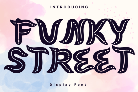 Funky Street Font for Whimsical Editorial Design