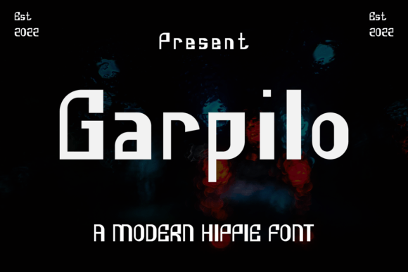 Garpilo Font: A Modern Hippie Display Typeface for Creative Projects