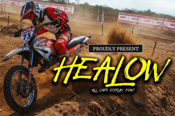 Healow: The Brush Typeface for High-Impact Brand Visuals