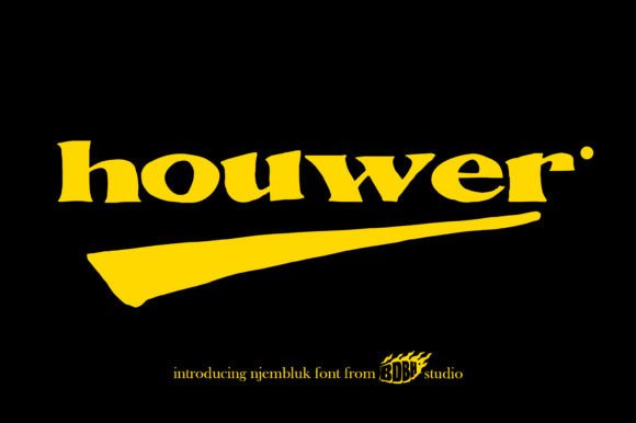 Houwer: The Bold Display Font for Scroll-Stopping Campaigns