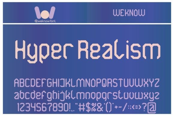 Hyper Realism: The Techno Display Font for Bold Brand Identity