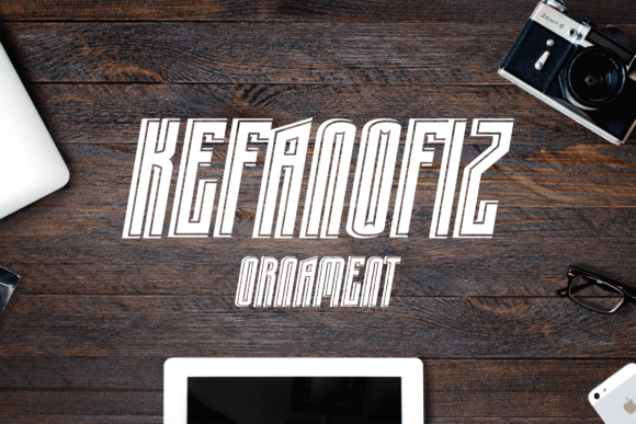 Kefanofiz Ornament Display Font for Bold Branding and Modern Design