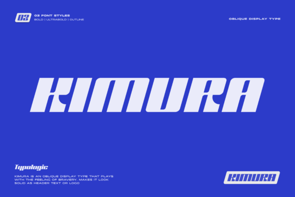 Kimura: A Hand-Lettered Display Font for Creative Makers