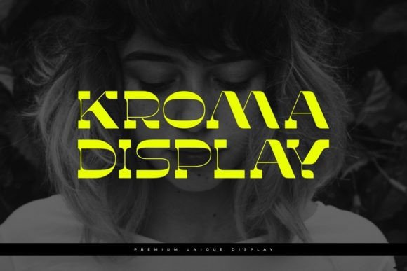 Kroma Display for Elevating Brand Identity with Bold Typography