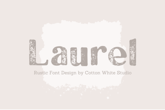 Laurel Display Font for Elegant Craft Branding