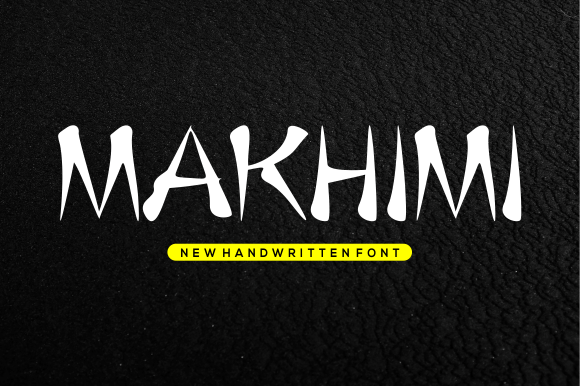 Makhimi: A Modern Handwritten Font for Creative Makers