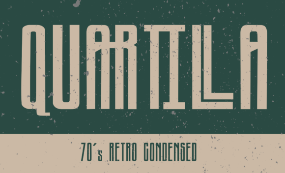 Quartilla: A Retro-Inspired Display Font for Modern Editorial Design