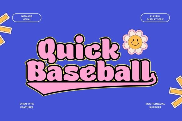 Quick Baseball Font for Bold Branding and Eye-Catching Designs