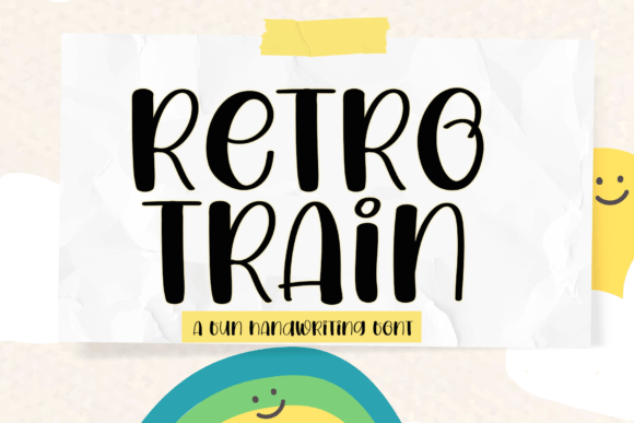 Retro Train: A Timeless Display Font for Modern Editorial Design