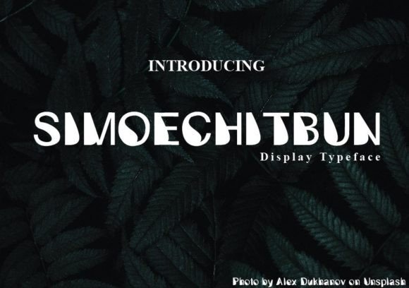 Simoechitbun: A Hand-Drawn Font for Creative Makers