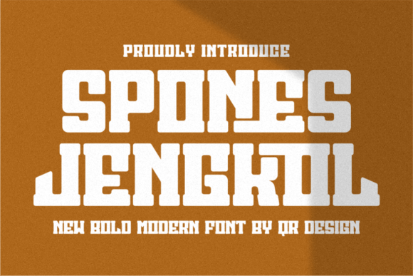 Spones Jengkol Font for Handmade Branding and Creative Projects