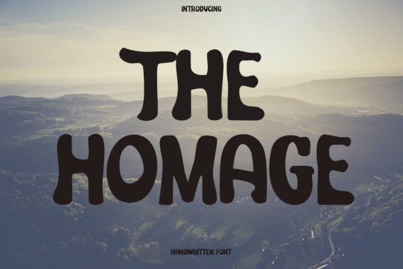 The Homage: A Fun Display Font for Creative Branding
